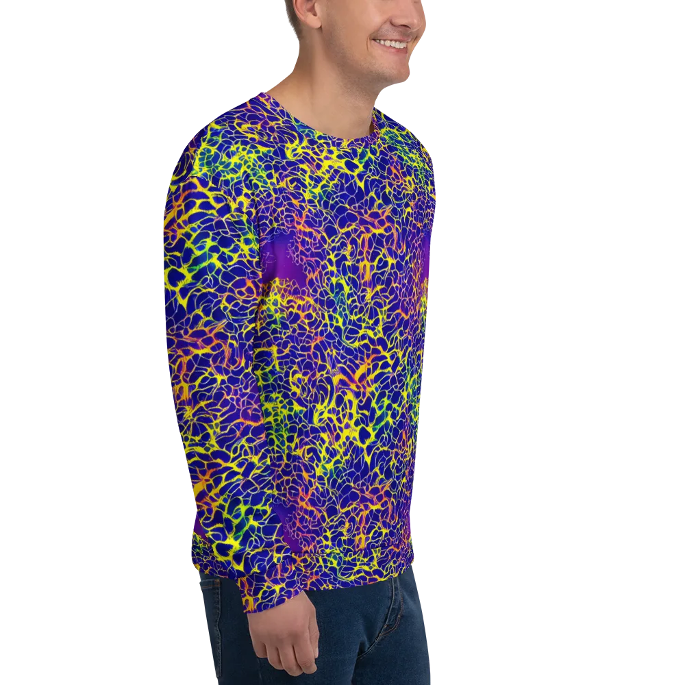 Ultramarine Voltage on Sweatshirt — Right Front