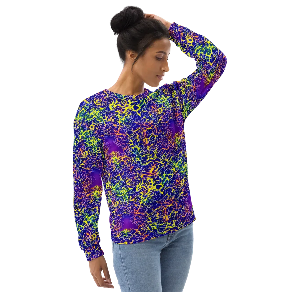 Ultramarine Voltage on Sweatshirt — Right Front