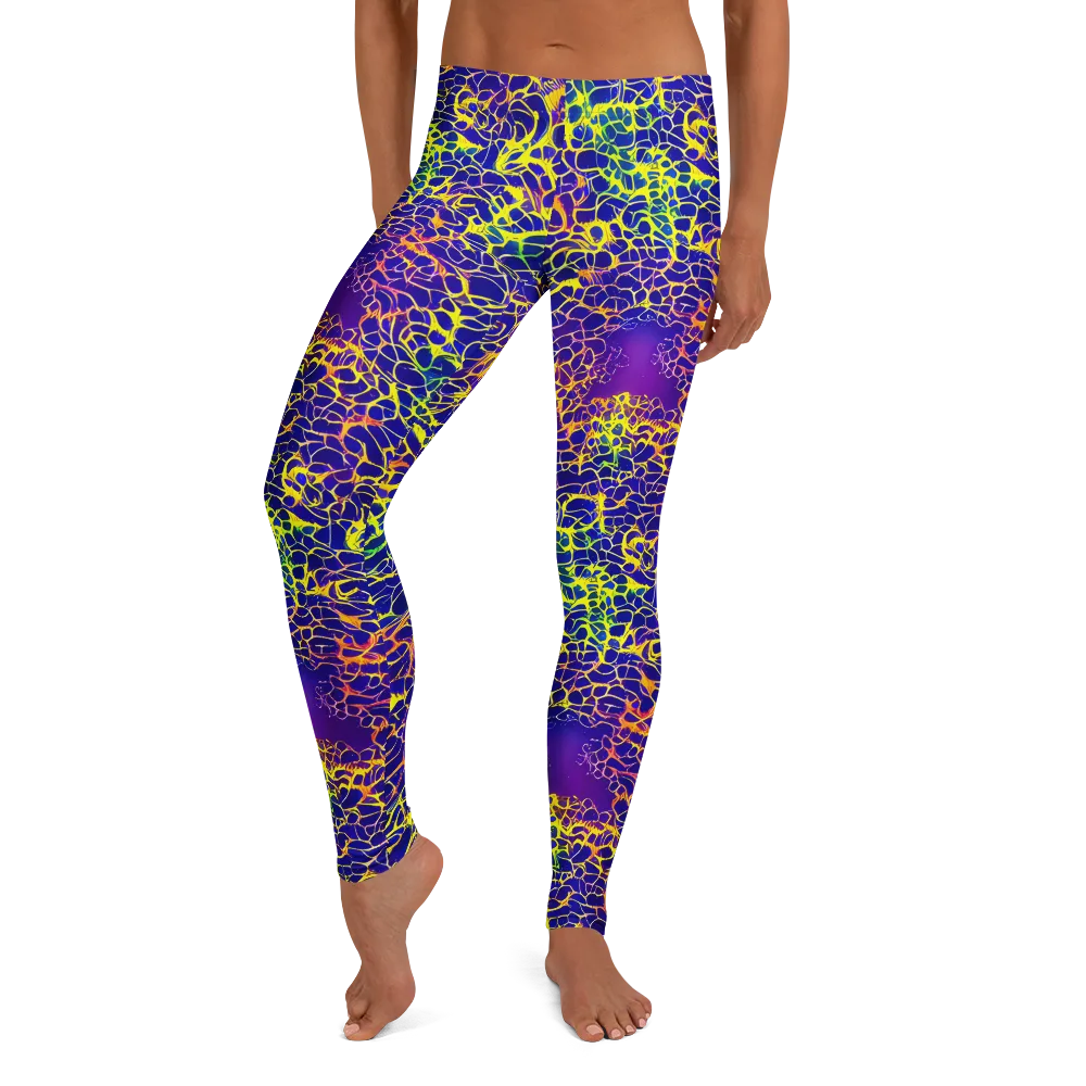 Ultramarine Voltage on Leggings — Front