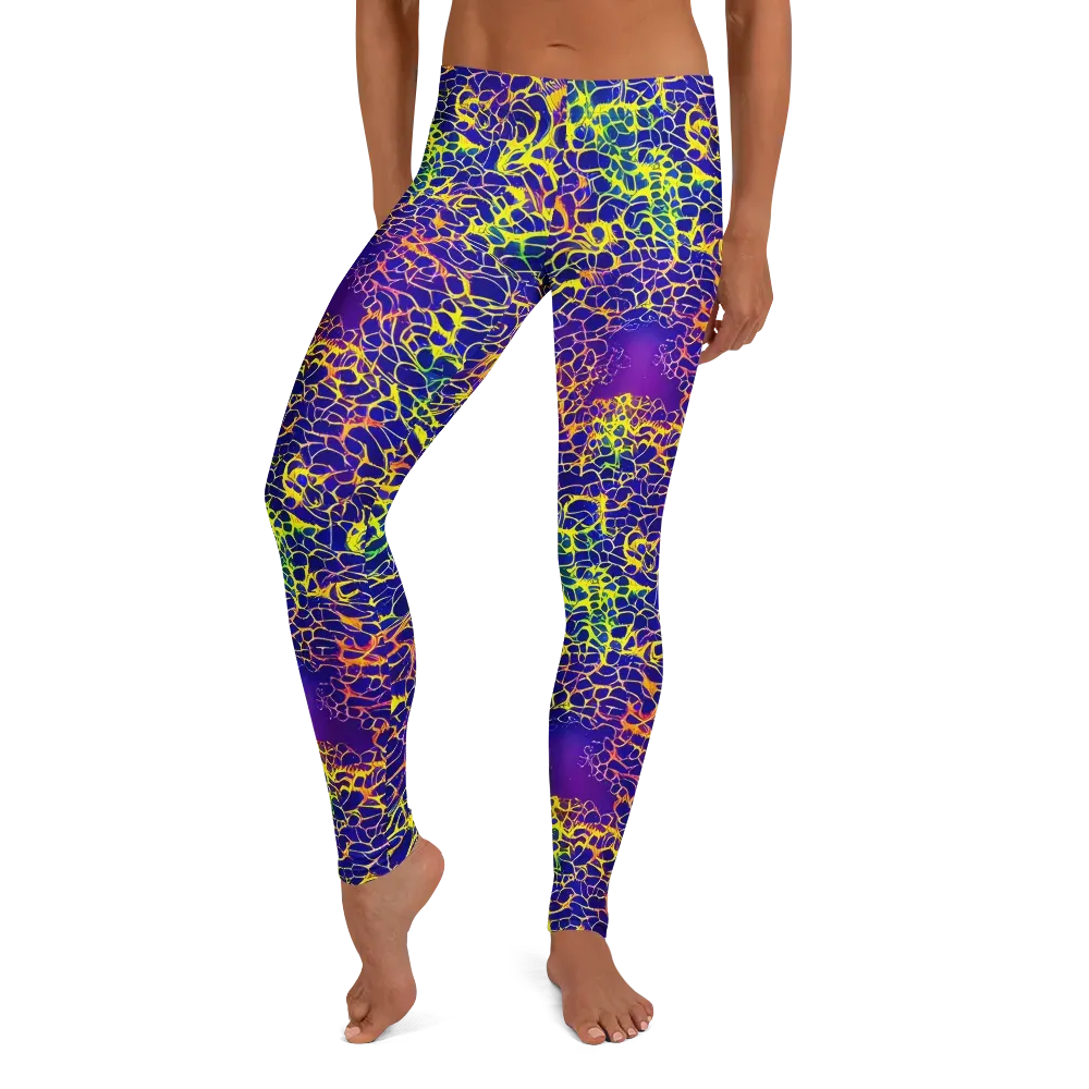 Ultramarine Voltage on Leggings — Front