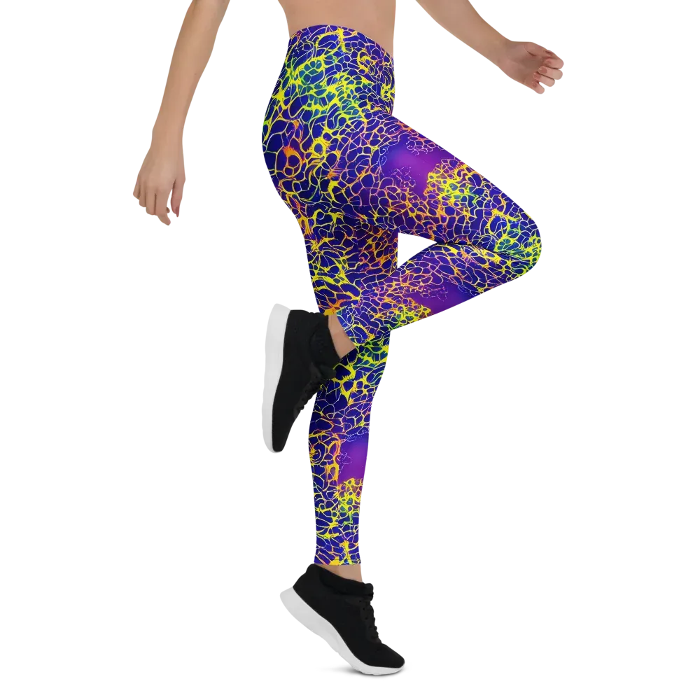 Ultramarine Voltage on Leggings — Right
