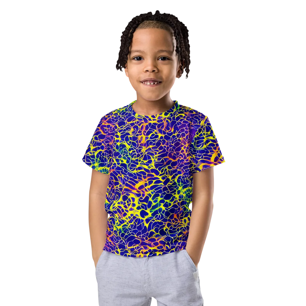 Ultramarine Voltage on Kids Crew Neck T-Shirt — Front