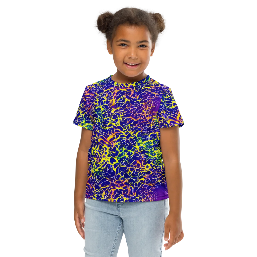 Ultramarine Voltage on Kids Crew Neck T-Shirt — Front