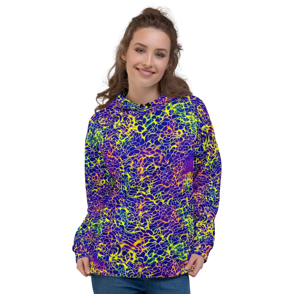 Ultramarine Voltage on Hoodie — Front
