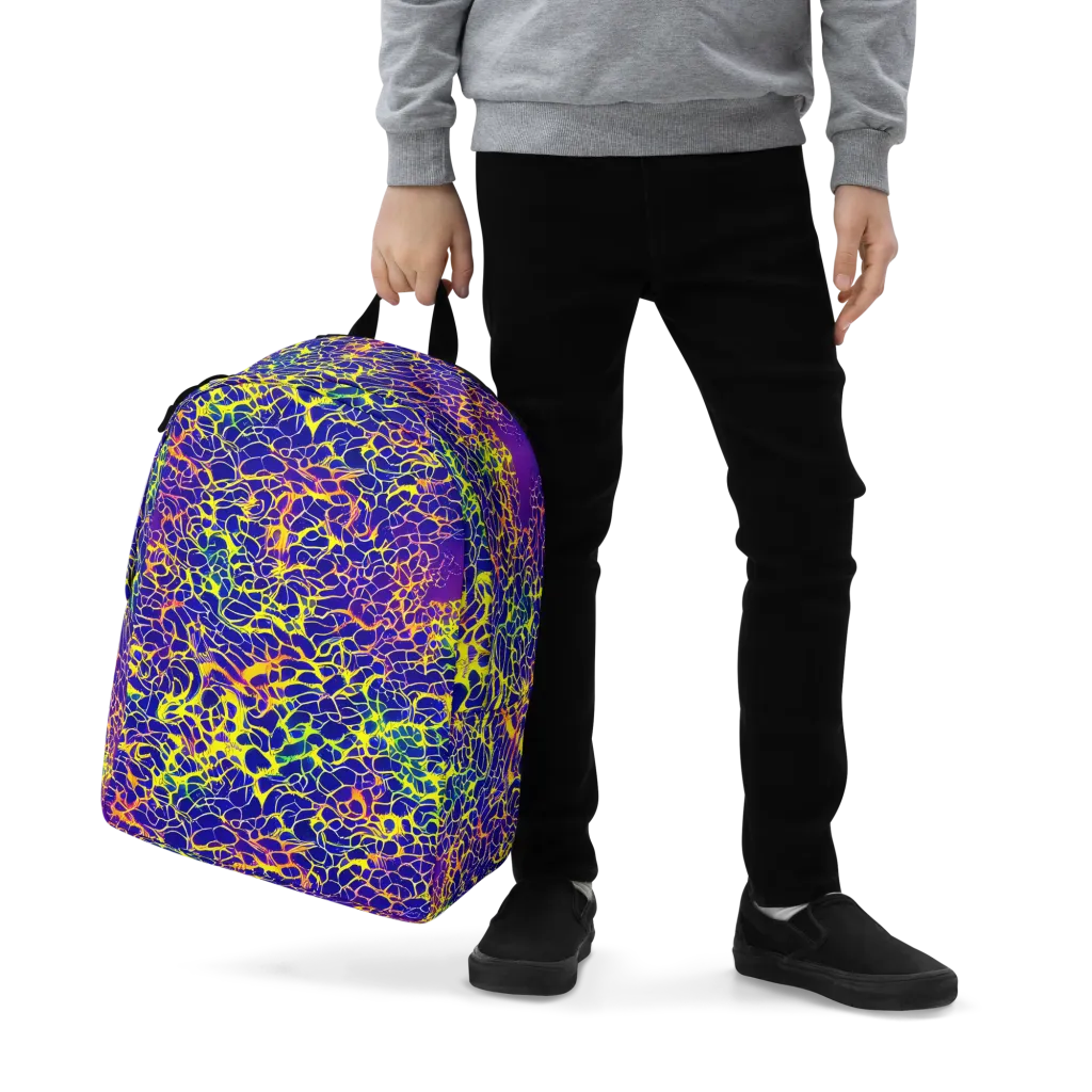 Ultramarine Voltage on Minimalist Backpack — Zoomed-in