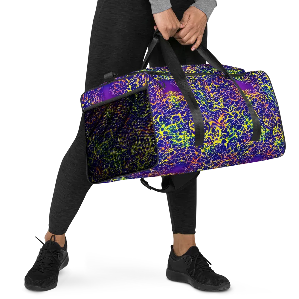 Ultramarine Voltage on Duffle Bag — Right Front