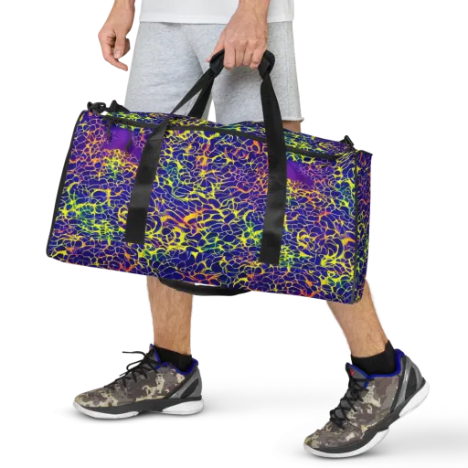 Ultramarine Voltage on a Duffle Bag
