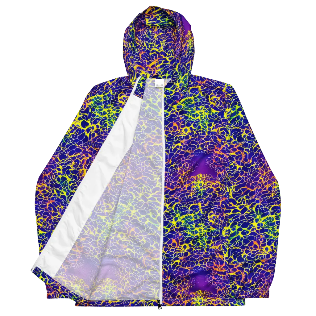 Ultramarine Voltage on Men's Windbreaker — Front