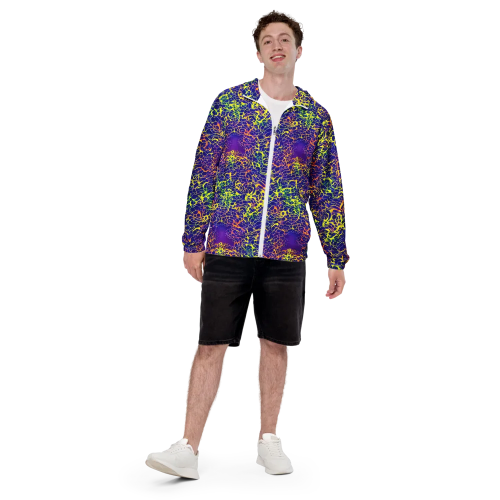 Ultramarine Voltage on Men's Windbreaker — Front