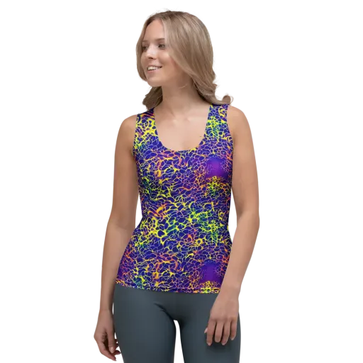 Ultramarine Voltage on a Women's Tank Top
