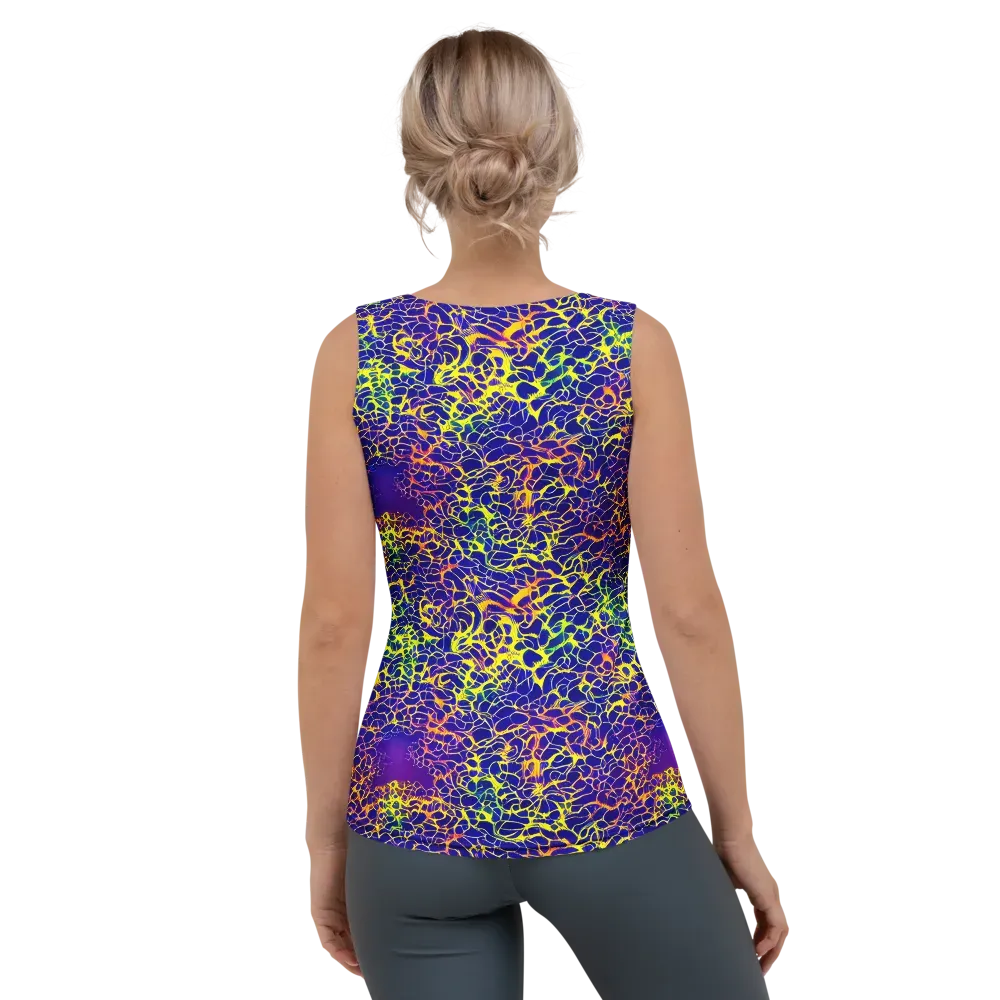 Ultramarine Voltage on Women's Tank Top — Back