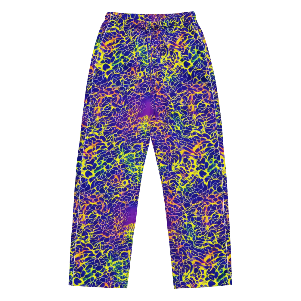 Ultramarine Voltage on Women's Pajama Pants — Front