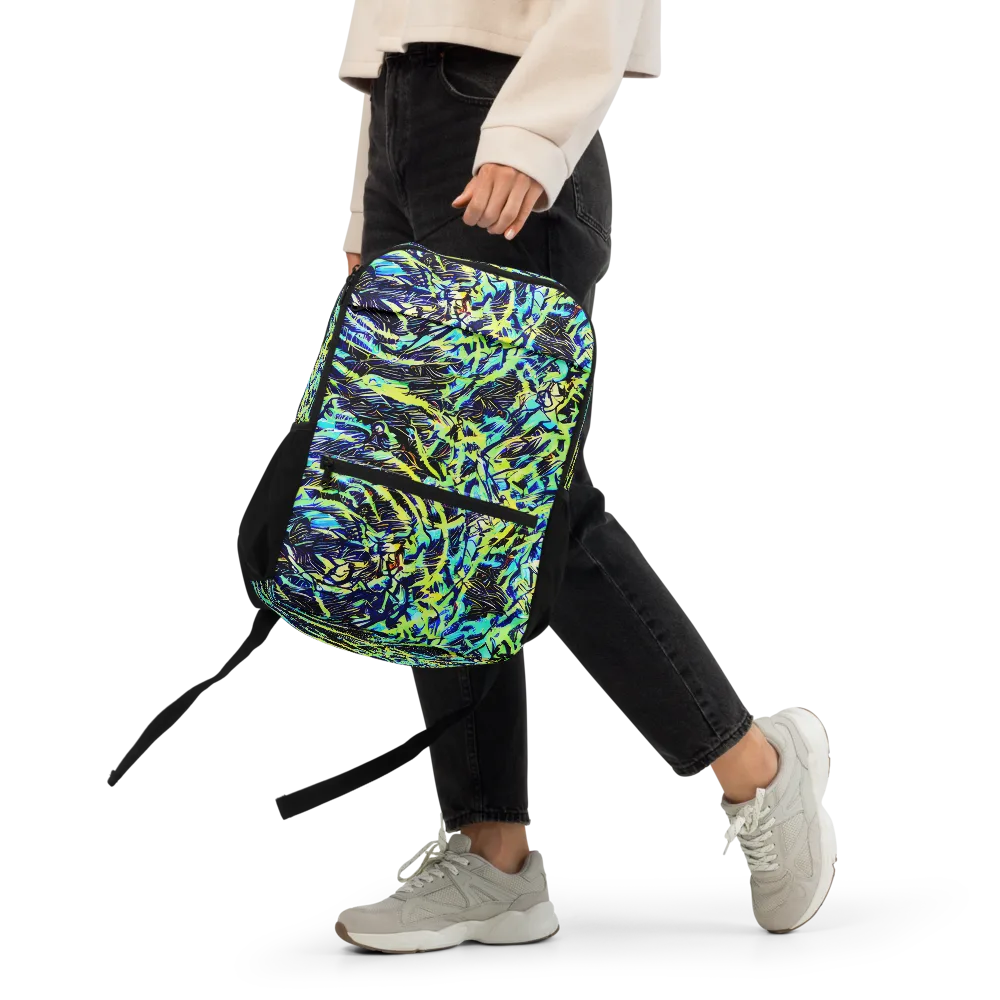 Electric Aviary on Utility Backpack — Front