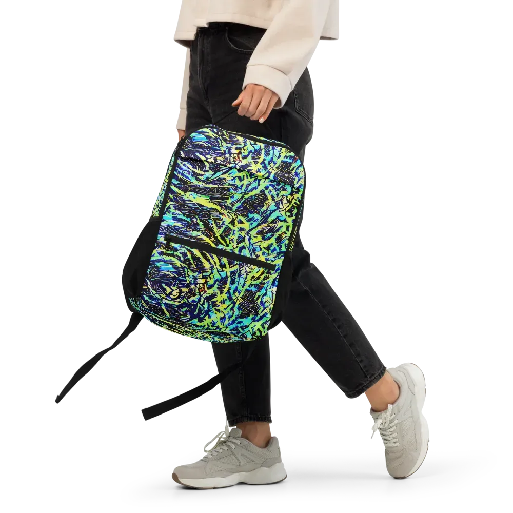 Electric Aviary on Utility Backpack — Front