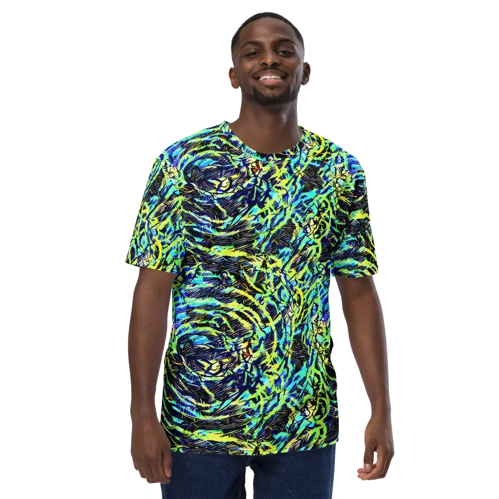 Electric Aviary on Men's Crew Neck T-Shirt — Front