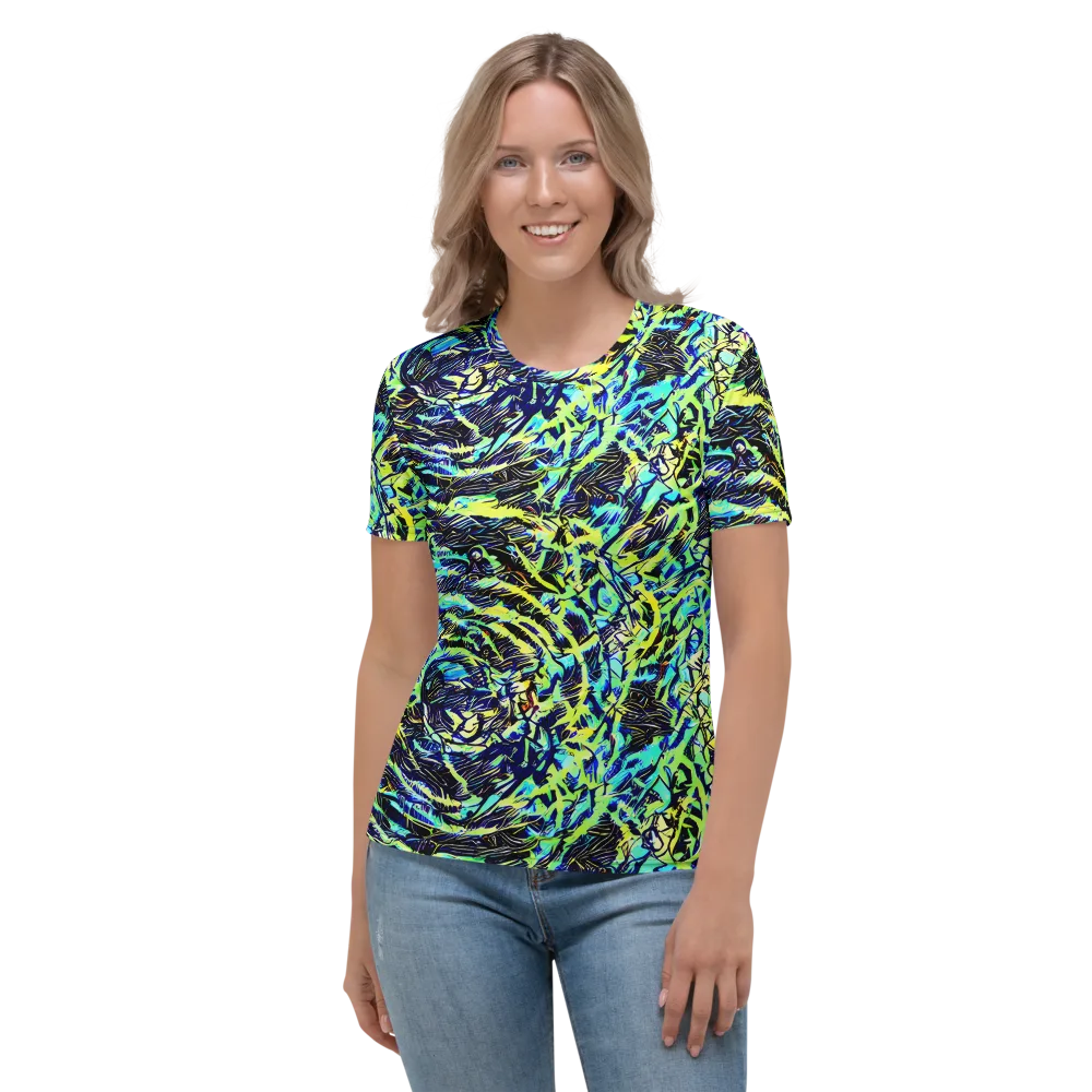 Electric Aviary on Women's Crew Neck T-Shirt — Front