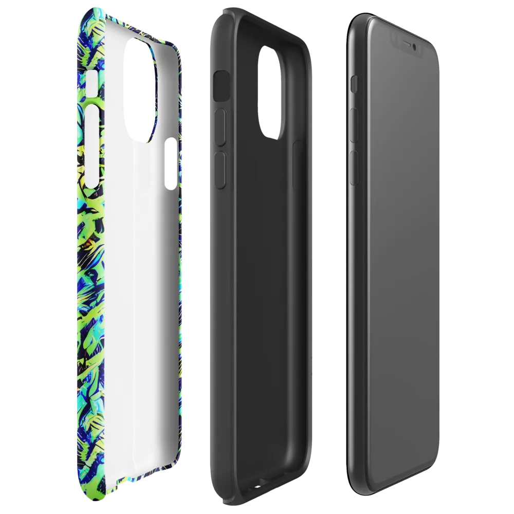 Electric Aviary on Tough Case for iPhone® — Right