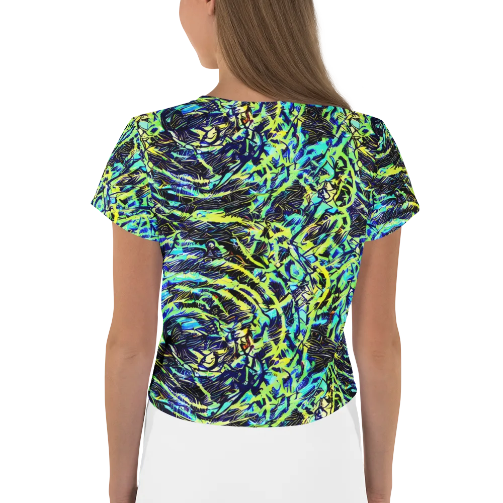 Electric Aviary on Crop Tee — Back