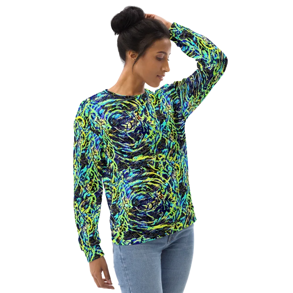 Electric Aviary on Sweatshirt — Right Front
