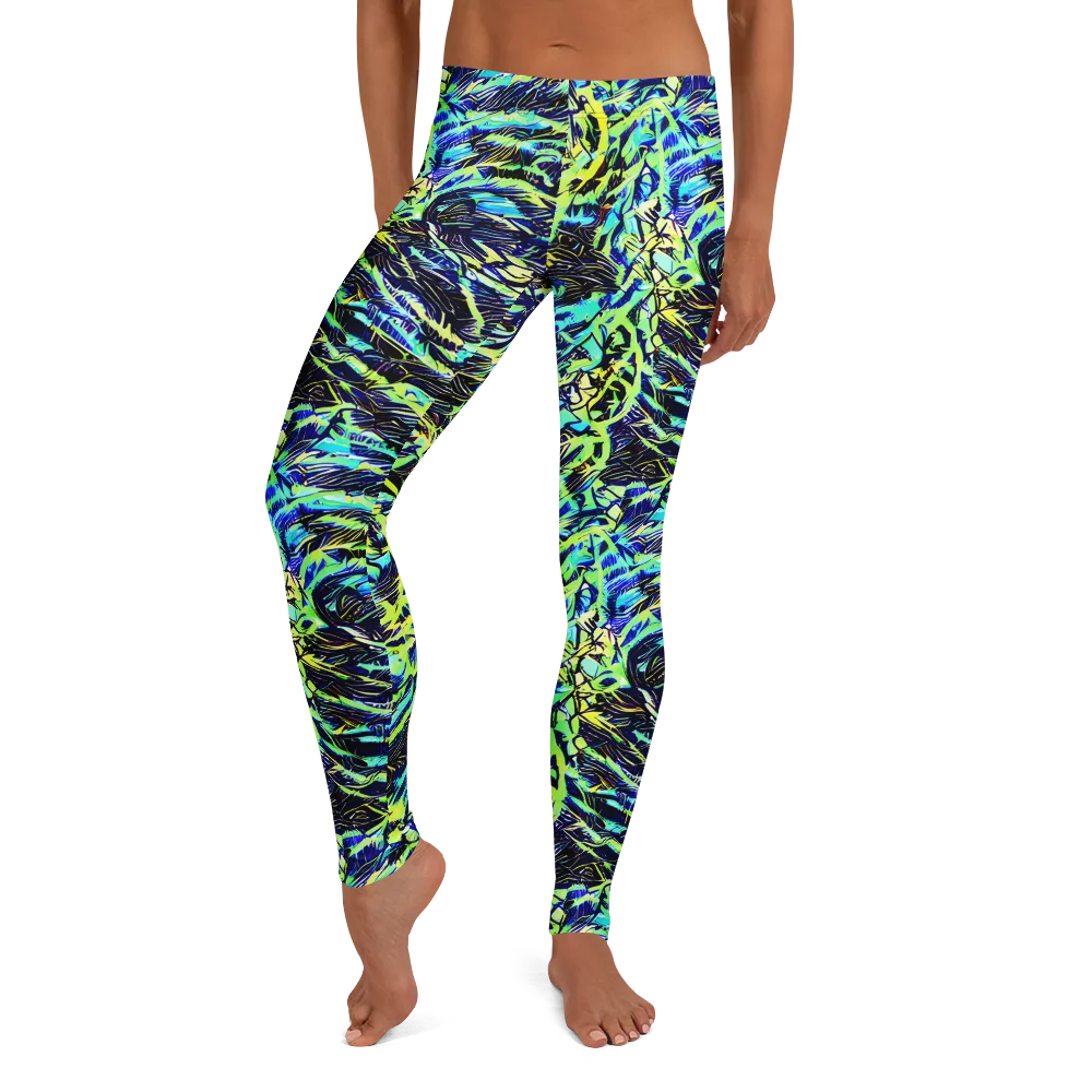 Electric Aviary on Leggings — Front