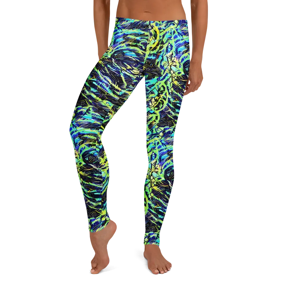 Electric Aviary on Leggings — Front