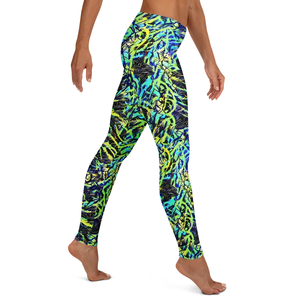 Electric Aviary on Leggings — Right