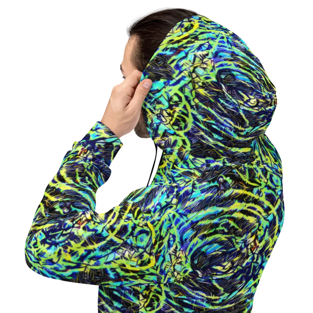 Electric Aviary on Hoodie — Back
