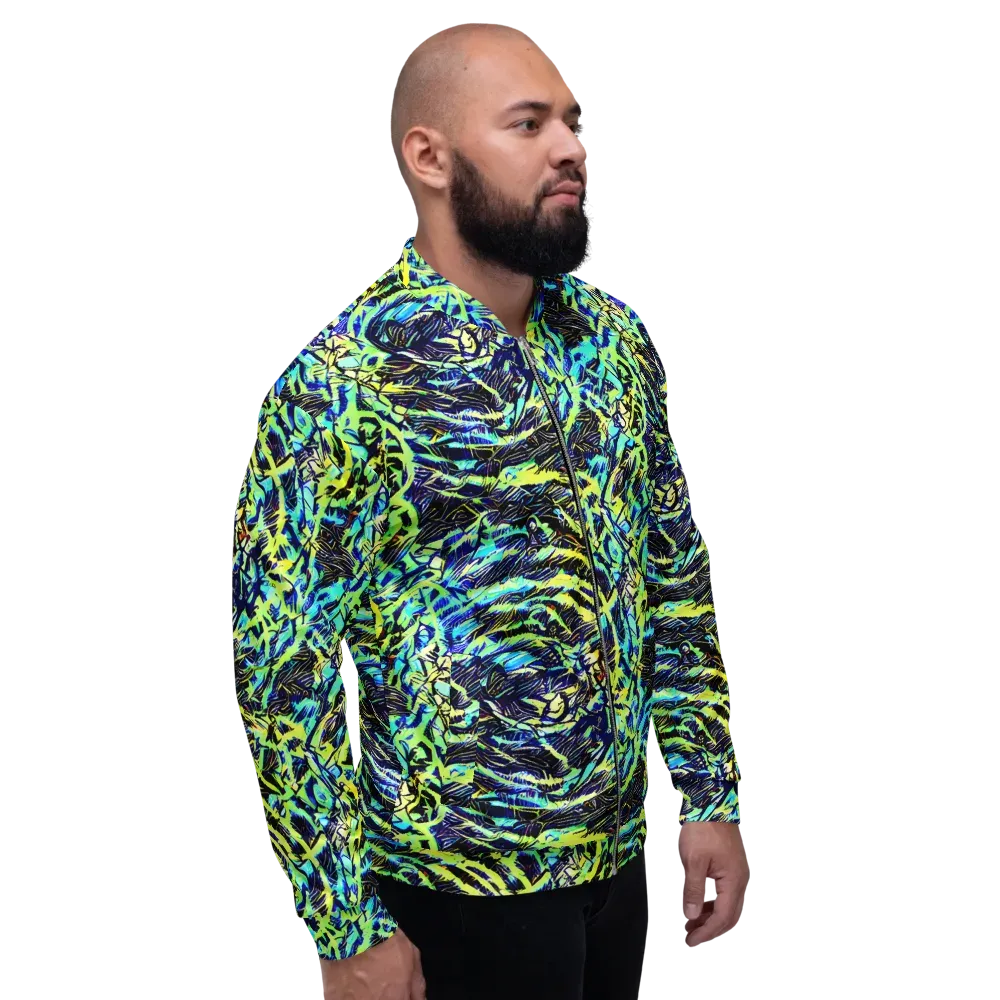 Electric Aviary on Bomber Jacket — Right