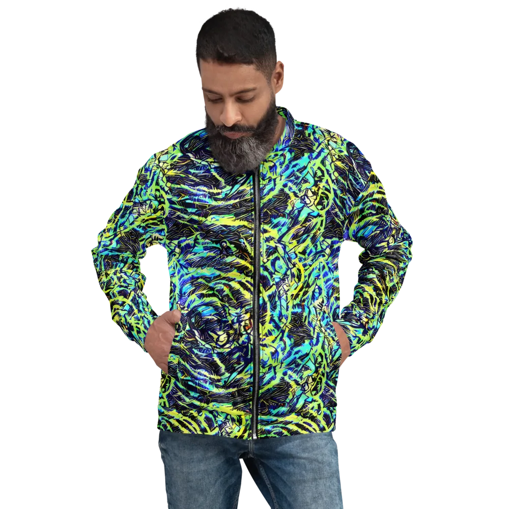Electric Aviary on Bomber Jacket — Front