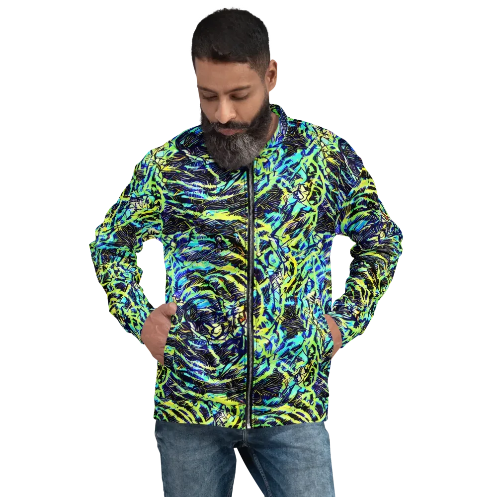 Electric Aviary on Bomber Jacket — Front