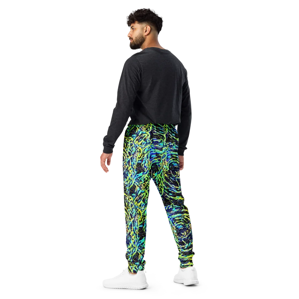 Electric Aviary on Men's Joggers — Back
