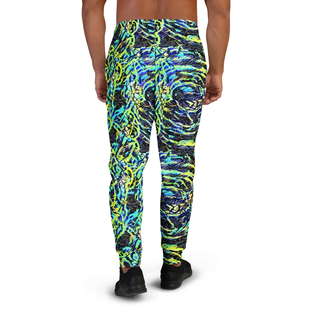 Electric Aviary on Men's Joggers — Back