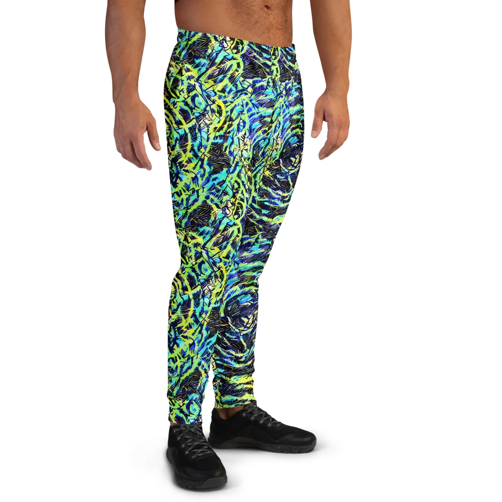 Electric Aviary on Men's Joggers — Right