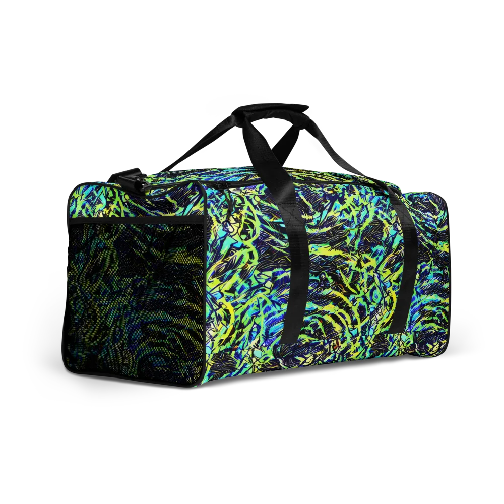 Electric Aviary on Duffle Bag — Right Front