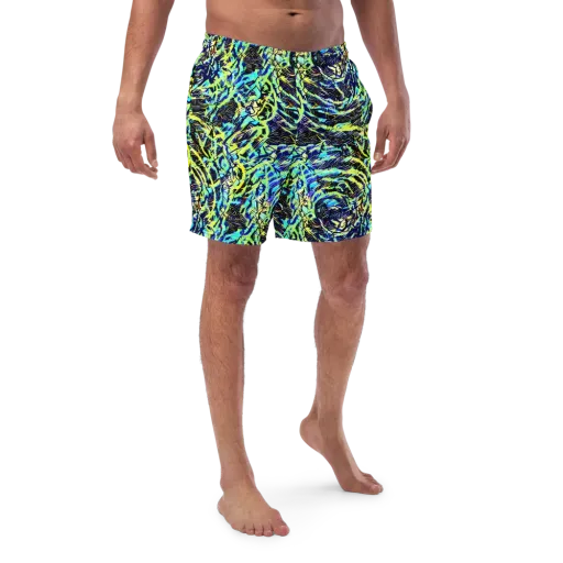 Electric Aviary on a Swim Trunks