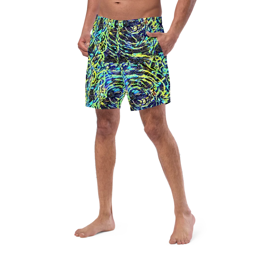 Electric Aviary on Swim Trunks — Left Front
