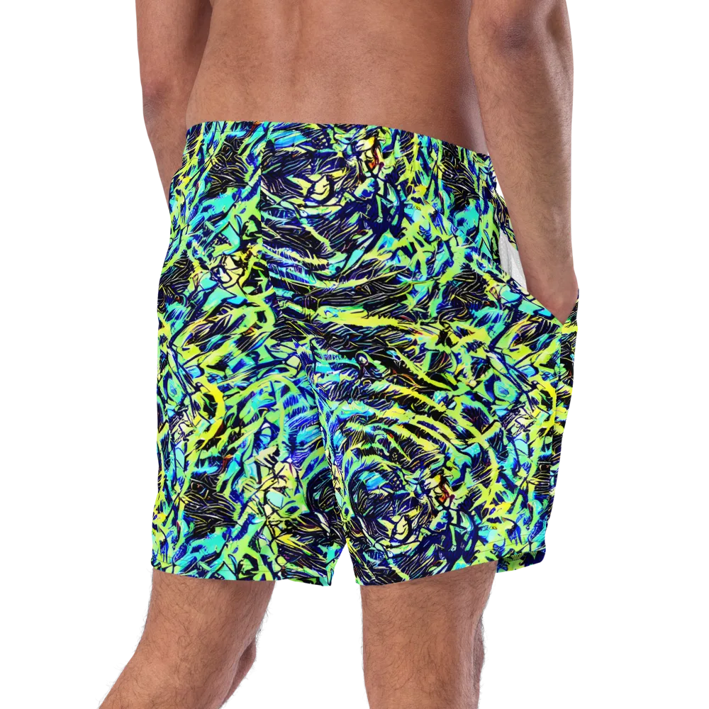 Electric Aviary on Swim Trunks — Right Back