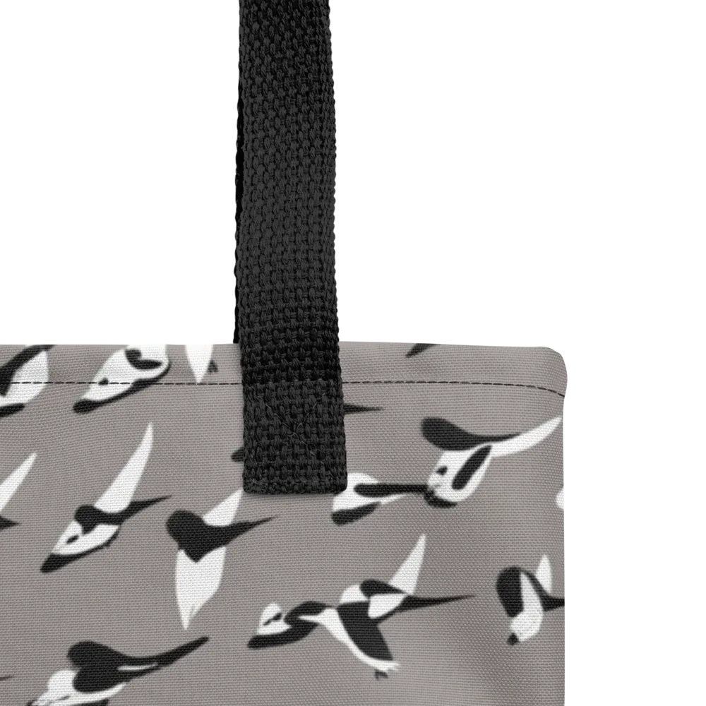 Monochrome Migration on Tote Bag — Product details