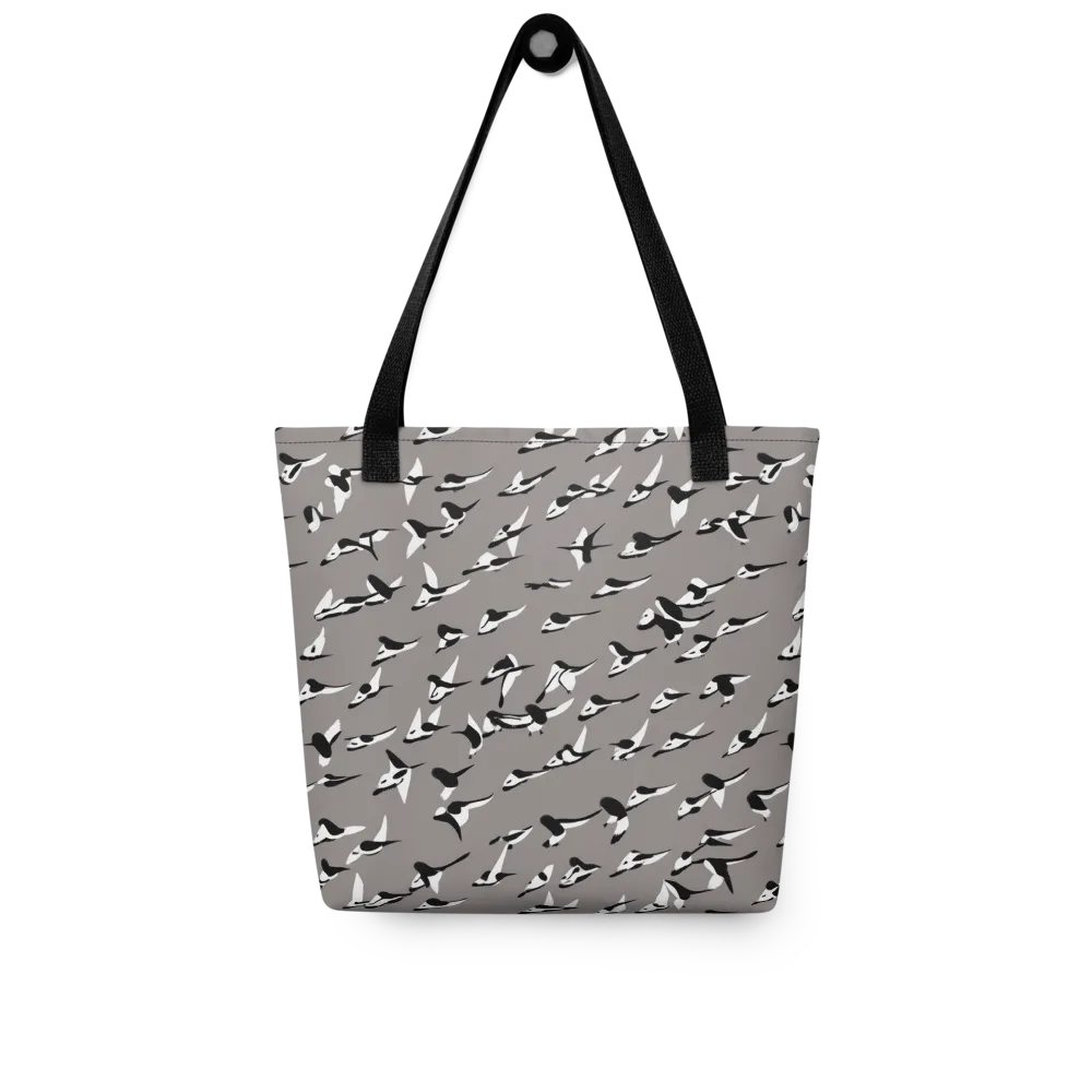 Monochrome Migration on Tote Bag — Front