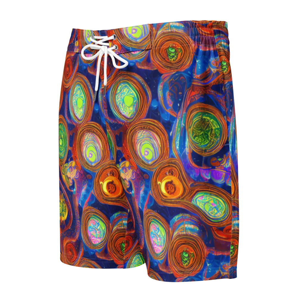 Cobalt Kaleidoscope on Men's Board Shorts — Front