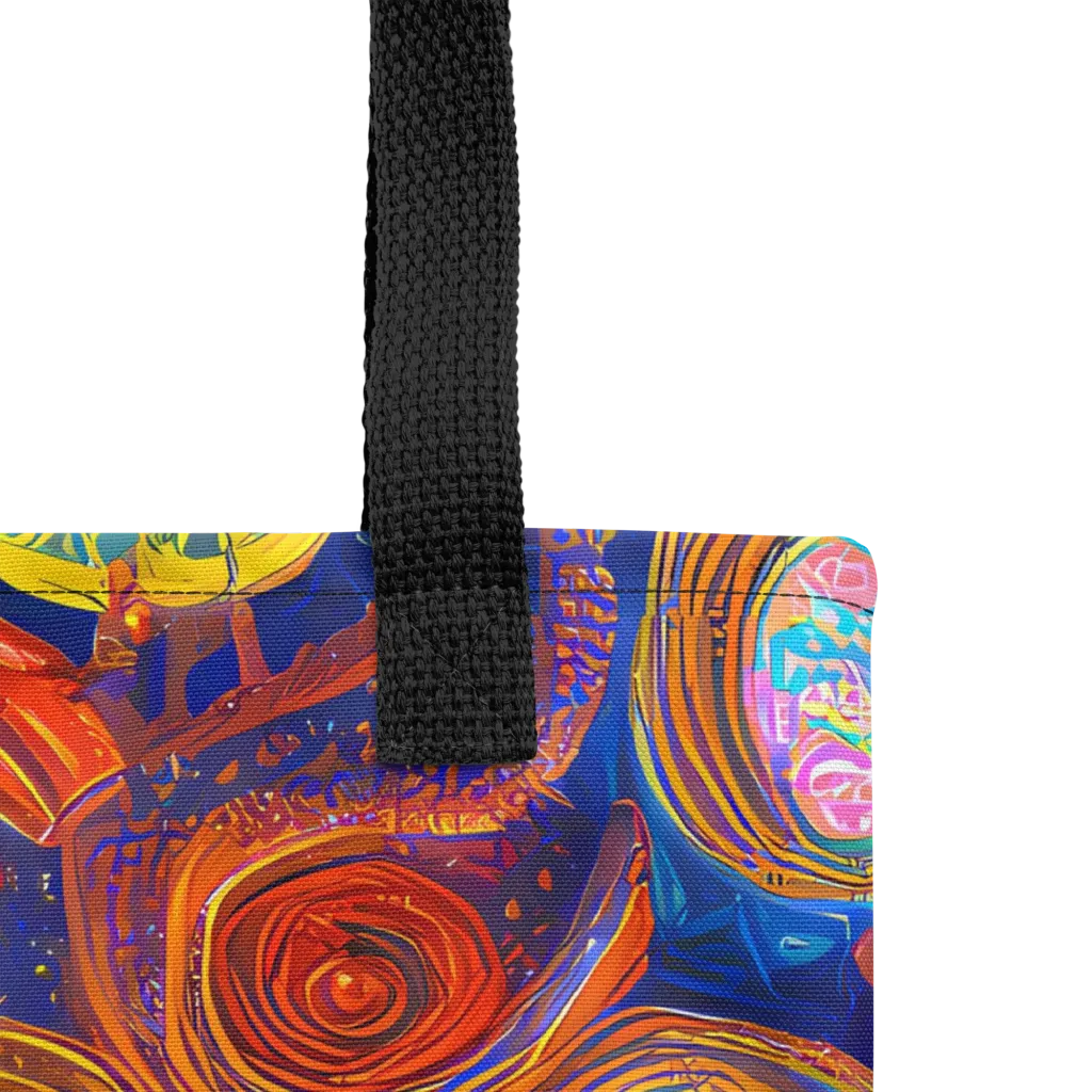Cobalt Kaleidoscope on Tote Bag — Product details