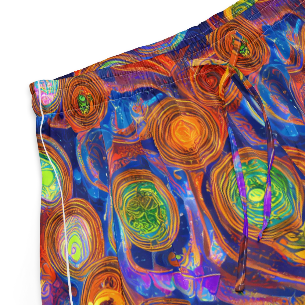Cobalt Kaleidoscope on Women's Pajama Shorts — Product details