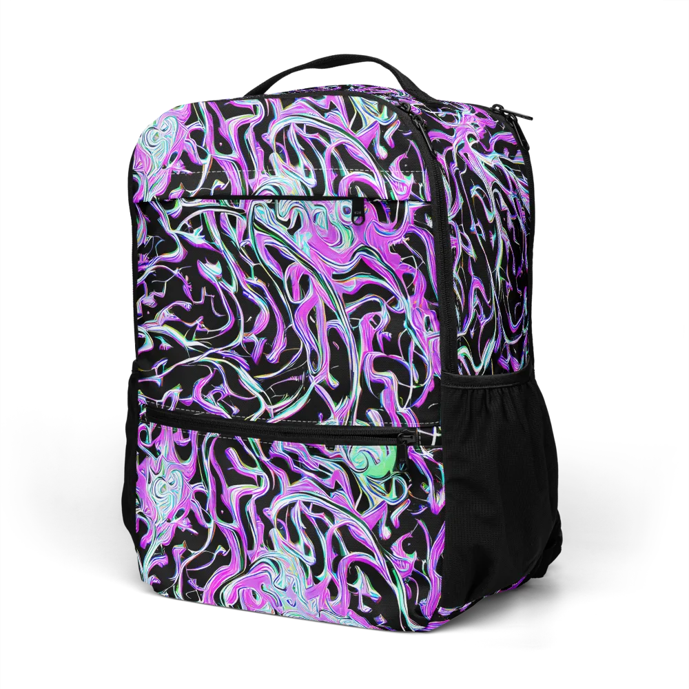Vivid Distortion on Utility Backpack — Left Front