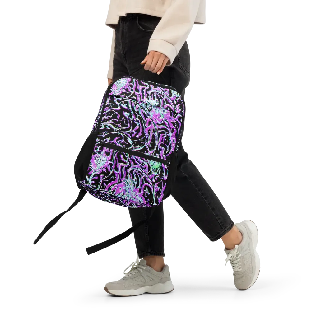Vivid Distortion on Utility Backpack — Front