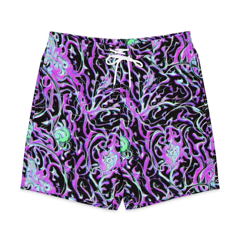 Vivid Distortion on Men's Board Shorts — Front