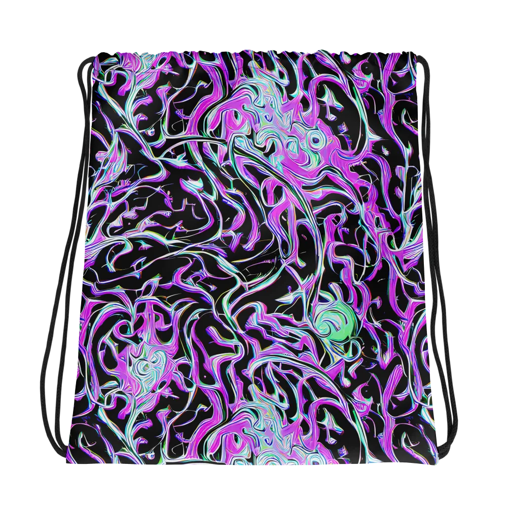 Vivid Distortion on Drawstring Bag — Photo