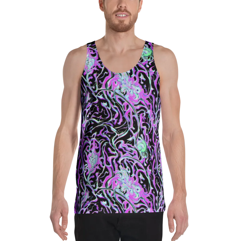 Vivid Distortion on Men's Tank Top — Front