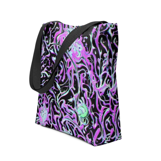 Vivid Distortion on a Tote Bag