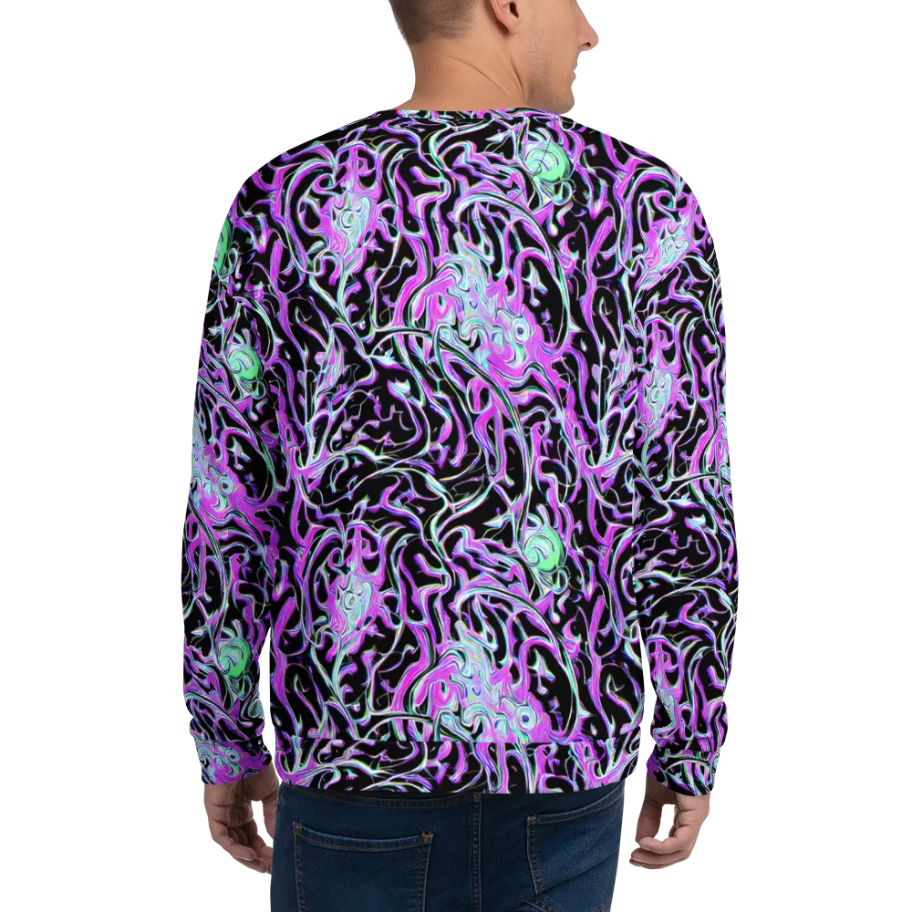 Vivid Distortion on Sweatshirt — Back