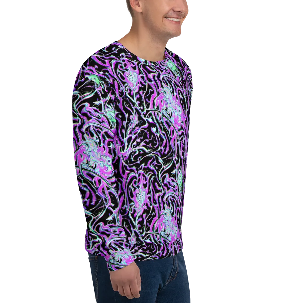Vivid Distortion on Sweatshirt — Right Front